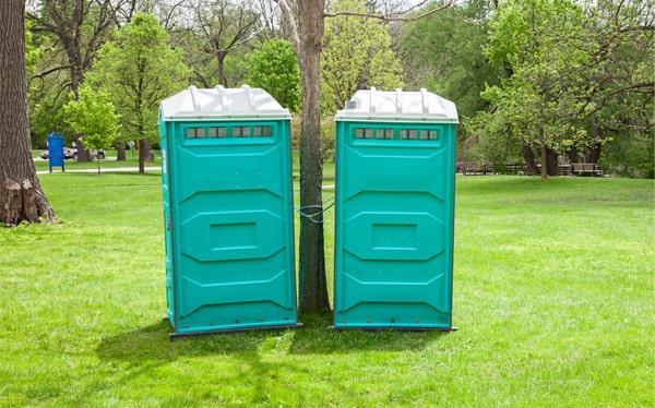 Portable restrooms for corporate gatherings